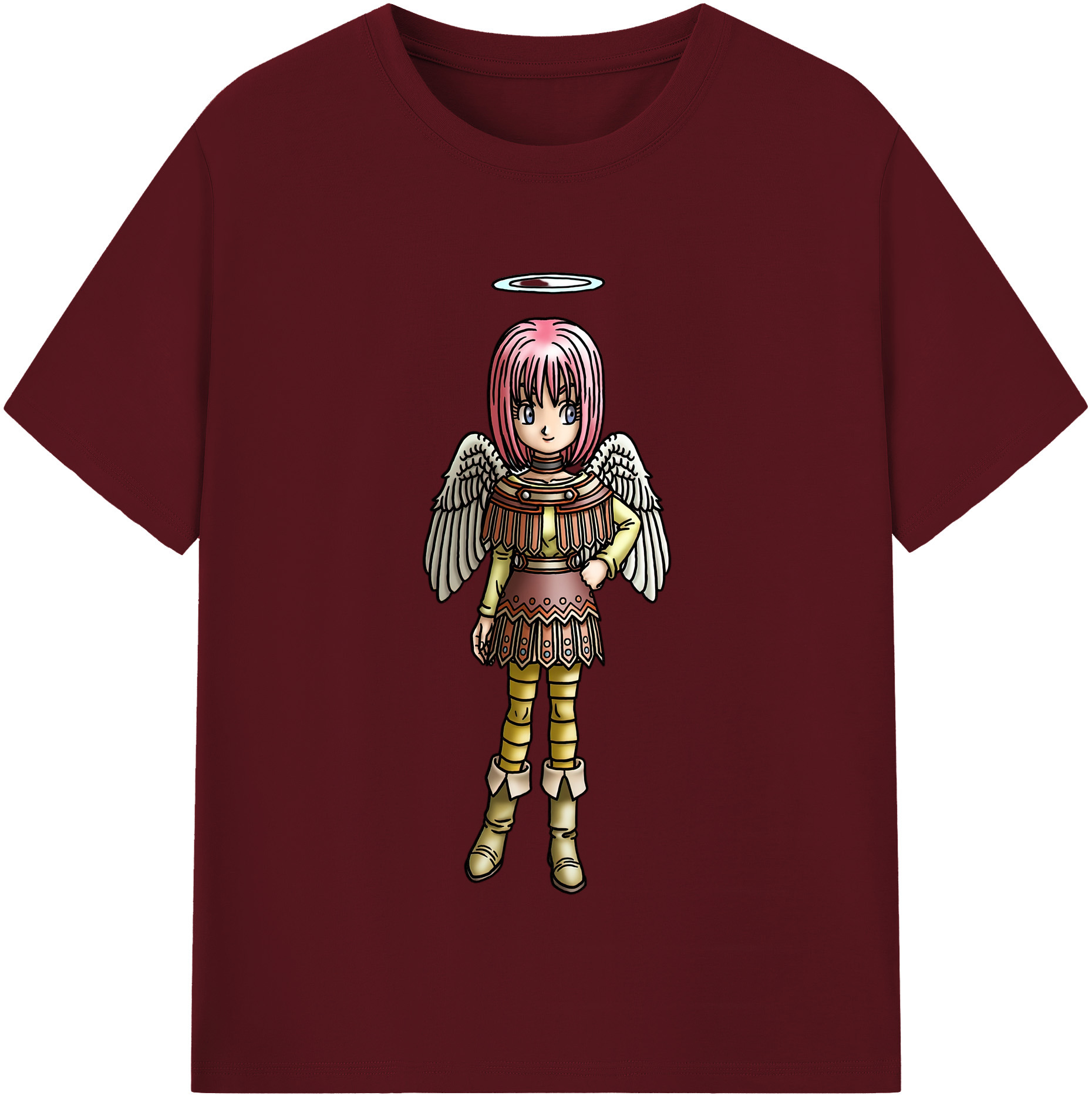 （画像用） ドラゴンクエスト Doragon Kuesuto Dragon Quest 綿100％半袖Tシャツ（フロントプリント）